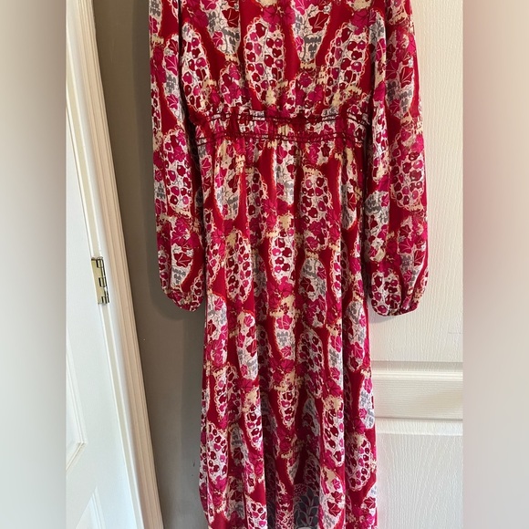 Chelsea and Violet Floral boho vacation  Maxi Dress large - Picture 6 of 7